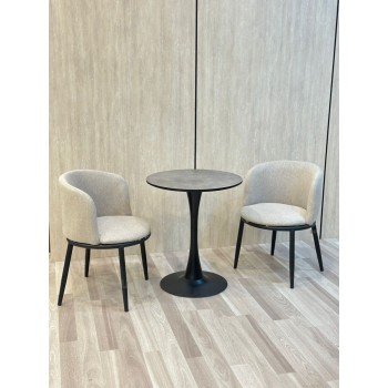 طقم طاولة شاي 2 كرسي مع طاوله (العرض لايشمل التركيب )