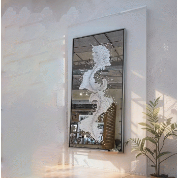 لوحات مرايات جبسية  حسب الطلب (المنتج تفصيل )