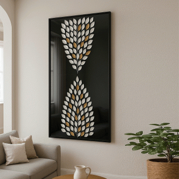 لوحات مرايات جبسية  حسب الطلب (المنتج تفصيل )