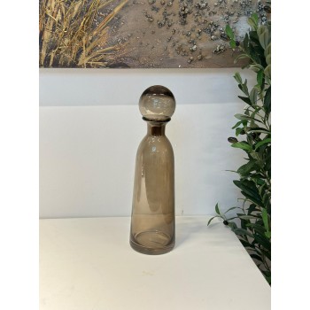 A decorative vase or bottle with an elegant artistic design that adds a touch of elegance and beauty to any corner of your home. 42 x 8 x 8 cm
