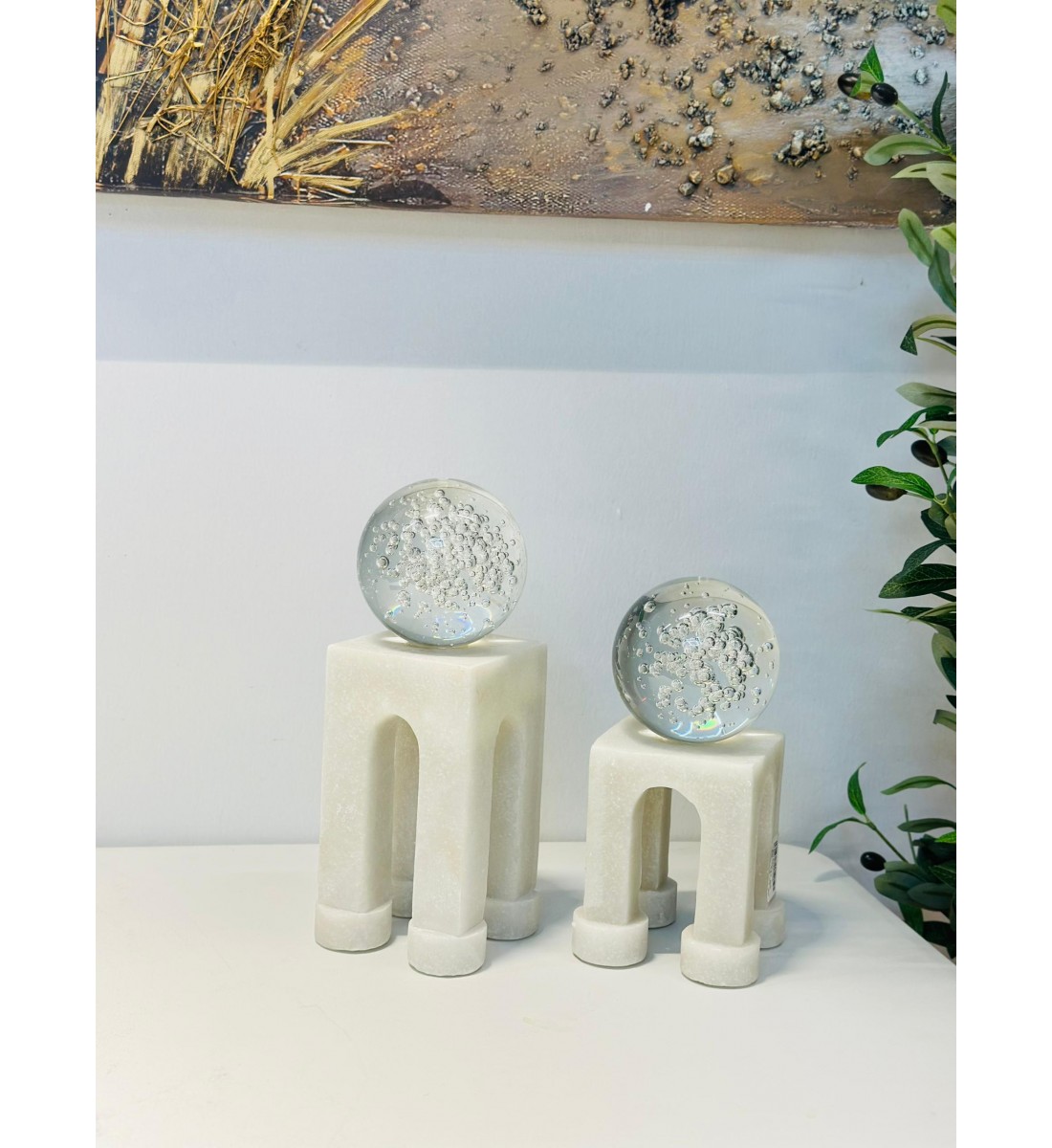 تحفة ديكور  - مناسة لديكور المنزل 28×10×10سم 