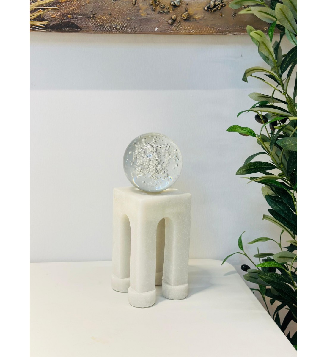 تحفة ديكور  - مناسة لديكور المنزل 28×10×10سم 