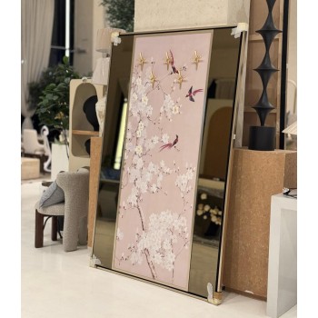 مرايا جداريه رسمة علاقة ملابس 220×140سم (منتج تفصيل )