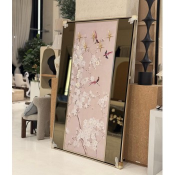 مرايا جداريه رسمة علاقة ملابس 220×140سم (منتج تفصيل )