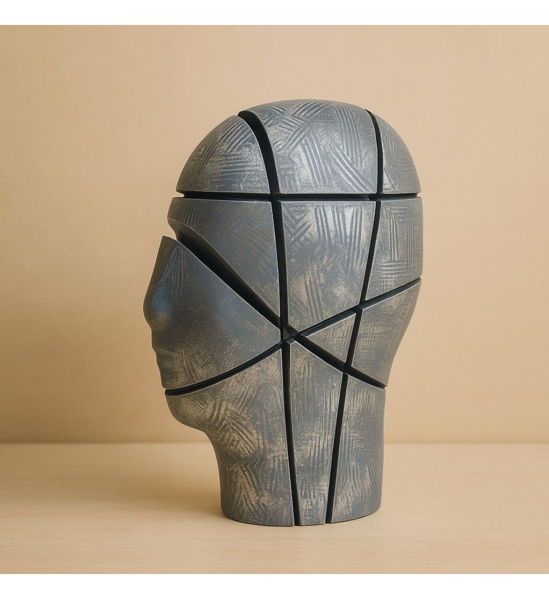 تحفة رأس تجريدية بتصميم معاصر 33×22×8سم 