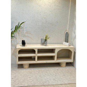  طاولة شاشة بلازما  تلفاز تصميم انيق خشب  160×35×60سم 