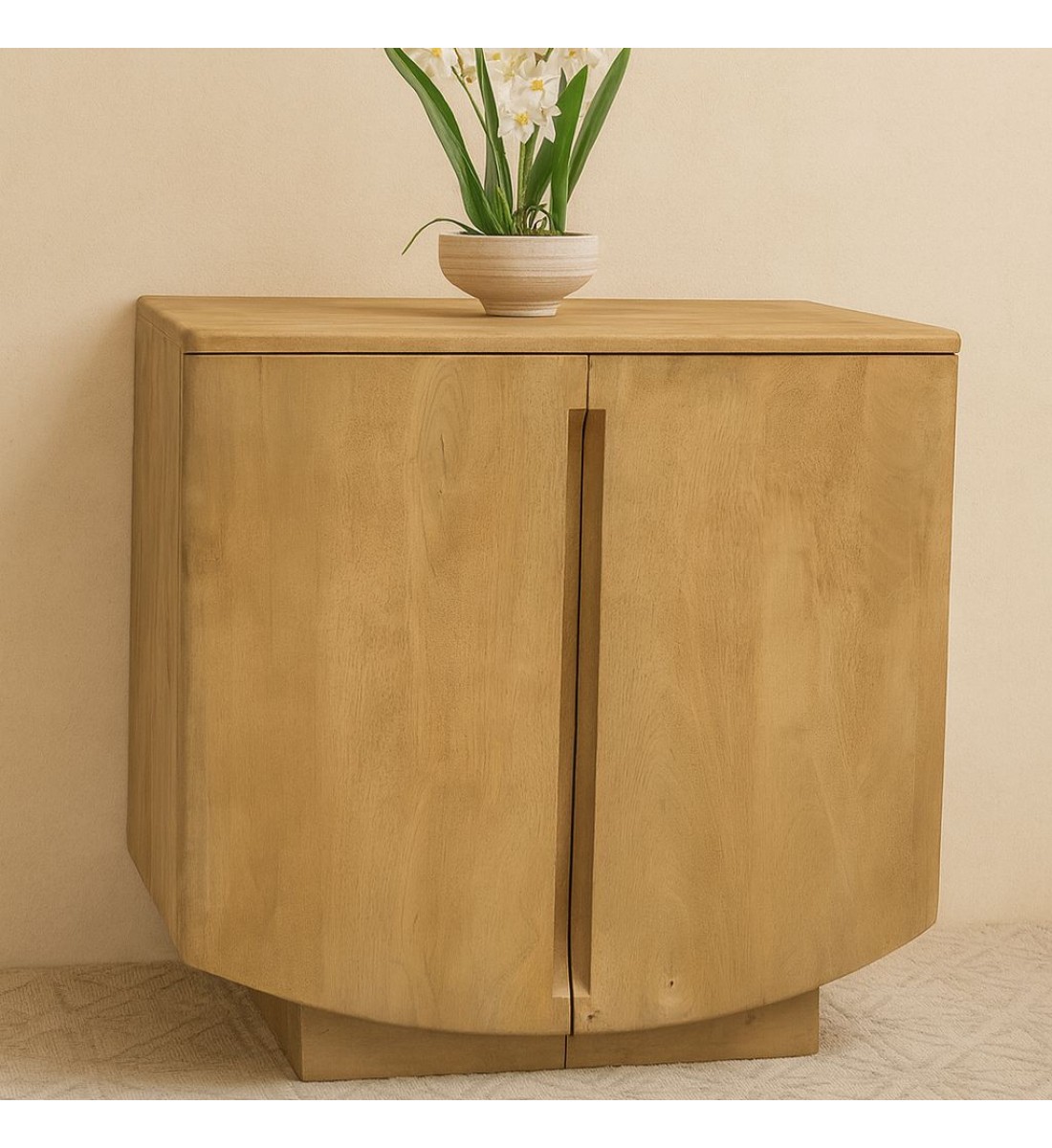 دولاب تخزين حشب بيج 80×80×40سم دولاب تخزين حشب بيج 80×80×40سم