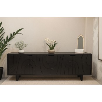  طاولة شاشة بلازما  تلفاز تصميم انيق خشب180×40×60سم 