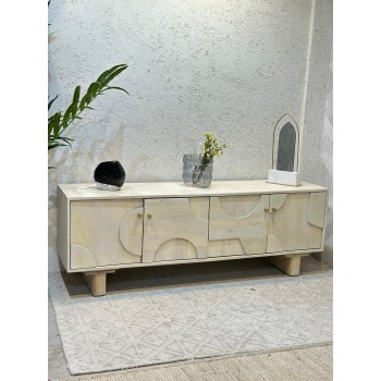  طاولة شاشة بلازما  تلفاز تصميم انيق خشب180×40×60سم 