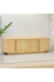 دولاب بوفيه  حشب بيج خشبي160×40×55سم 
