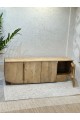 دولاب بوفيه  حشب بيج خشبي160×40×55سم 