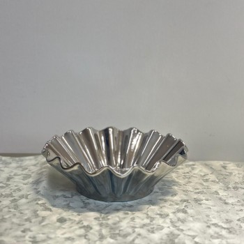 صحن تقديم سيراميك فاخر بتصميم عصري 24×24×8سم 