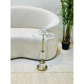  طاولة جانبية فاخرة بتصميم عصري أنيق 35×35×60سم 