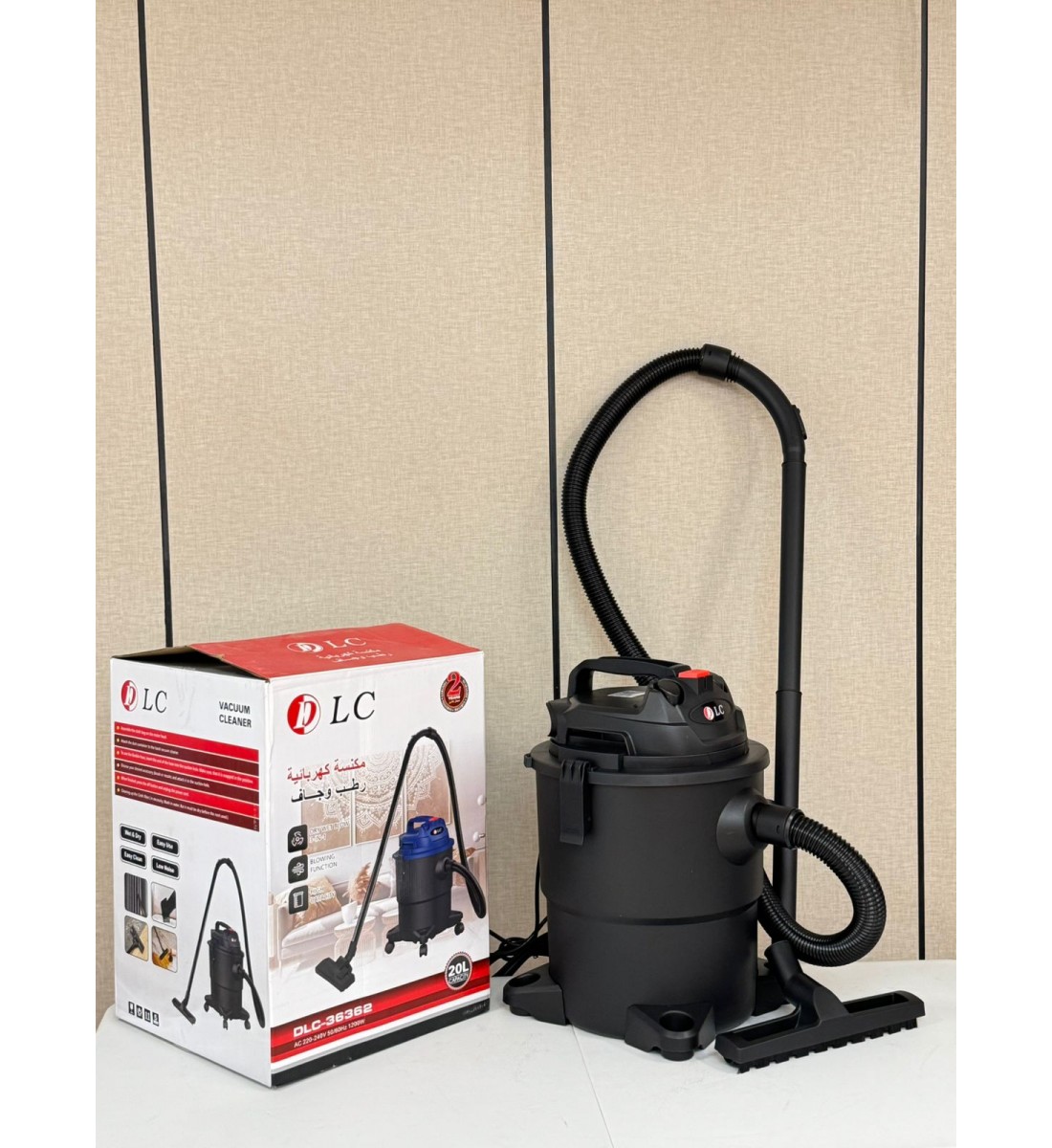 مكنسة كهربائية رطب وجاف 20 لتر DLC-36362
