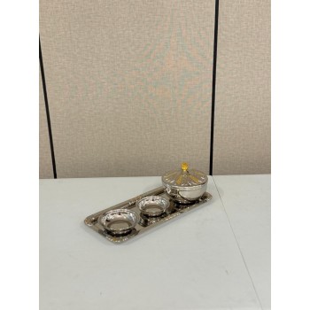 طقم تمرية ستانلس ستيل 13 سم