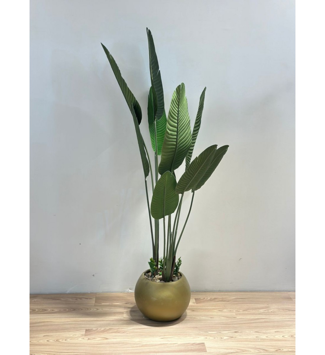 شجرة طائر الجنة الذهبي لديكور داخلي راق (موز) 165سم 