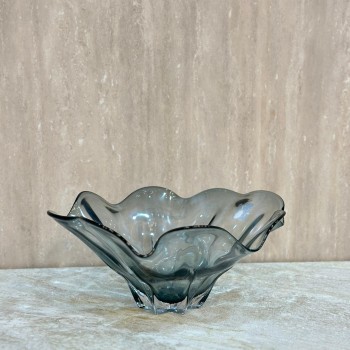 صحن تقديم زجاج مودرن بتصميم كلاسيك 37×30×15سم 