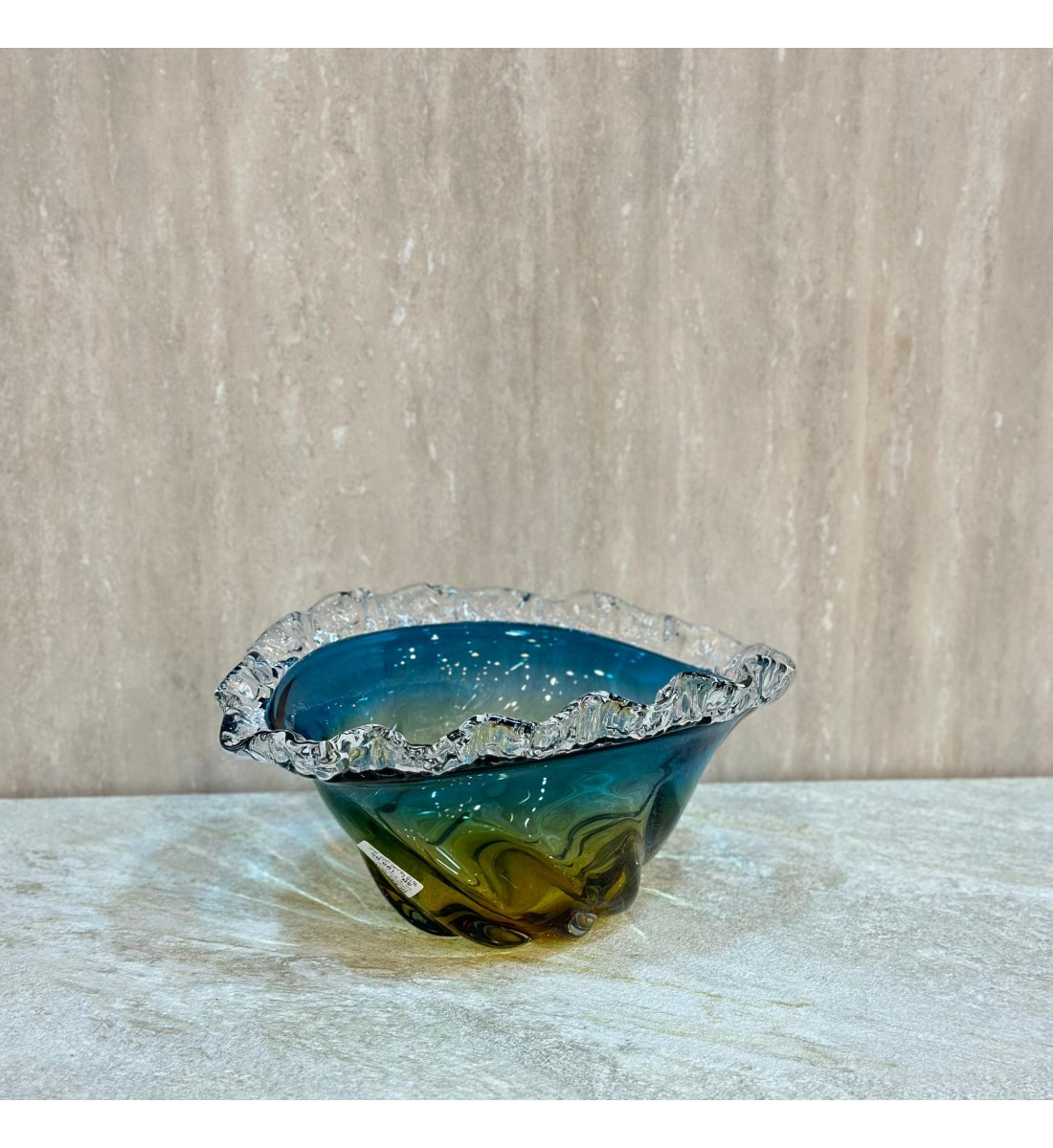 صحن تقديم زجاج مودرن بتصميم كلاسيك26×33×16سم صحن تقديم زجاج مودرن بتصميم كلاسيك26×33×16سم