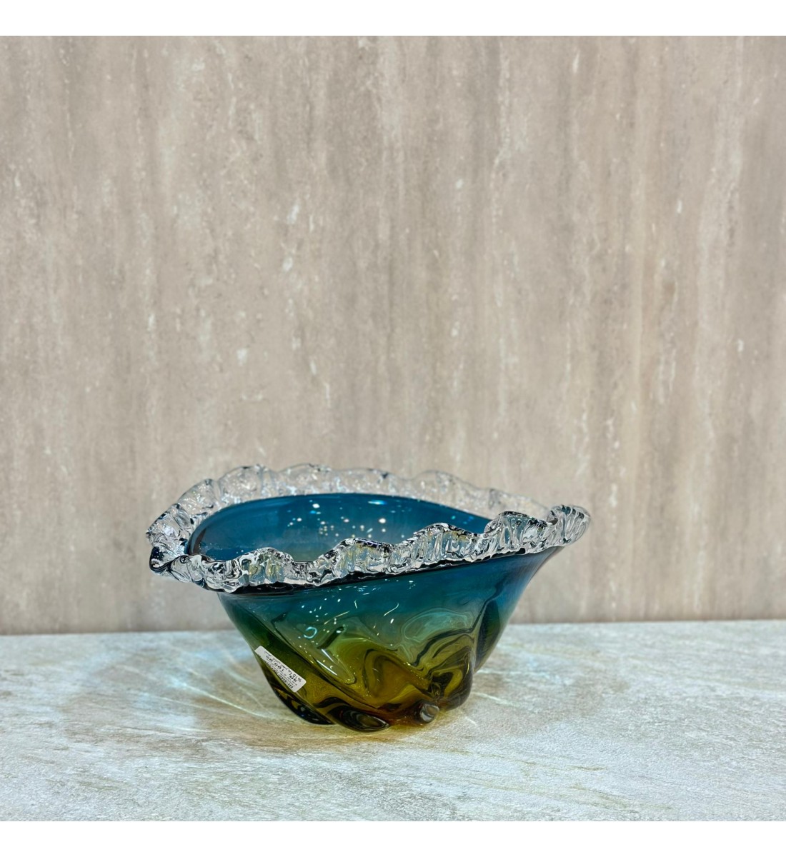 صحن تقديم زجاج مودرن بتصميم كلاسيك26×33×16سم صحن تقديم زجاج مودرن بتصميم كلاسيك26×33×16سم