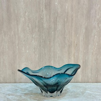 صحن تقديم زجاج مودرن بتصميم كلاسيك 38×26××17سم 