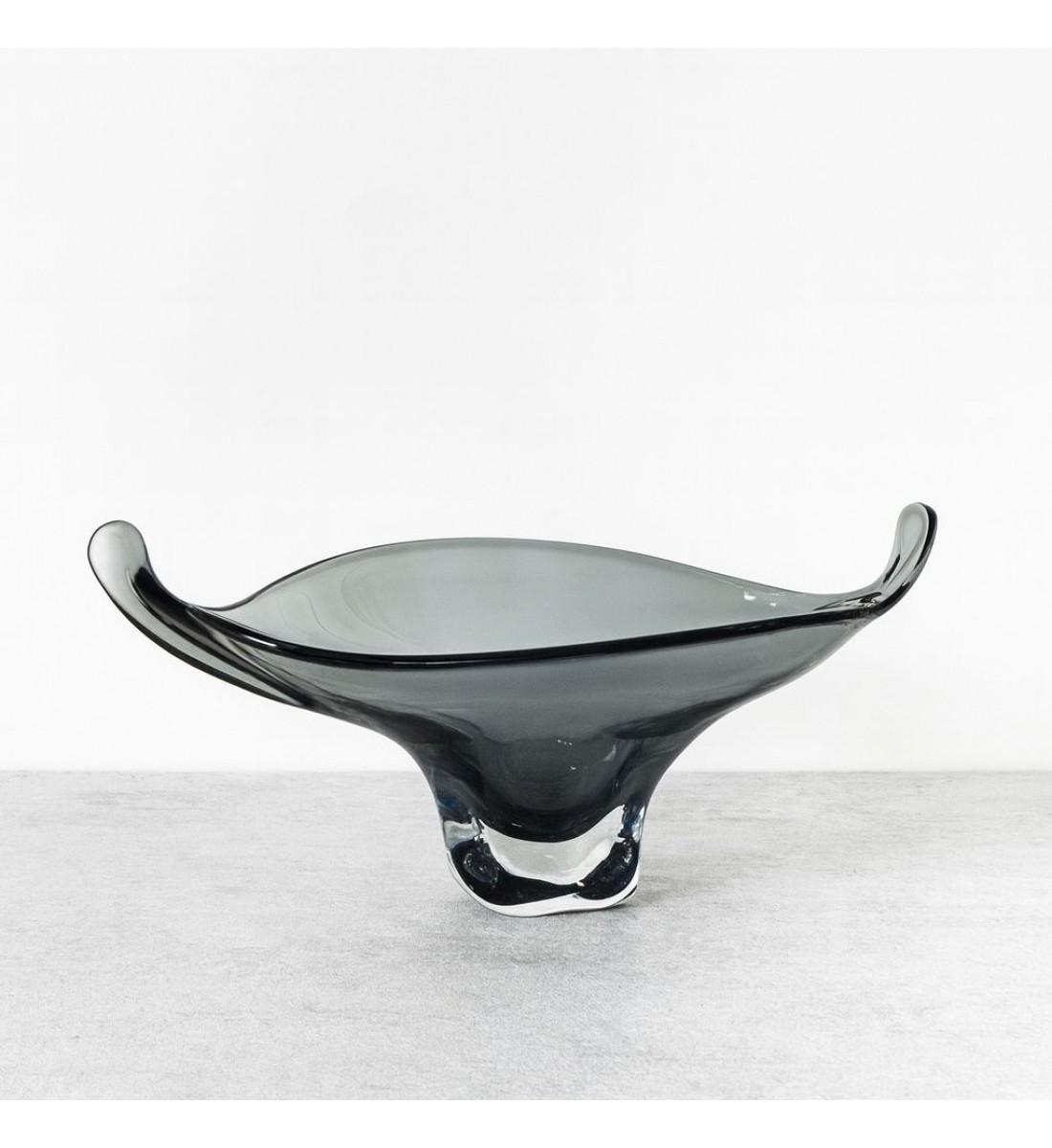 صحن تقديم زجاج مودرن بتصميم كلاسيك 36×23×15سم