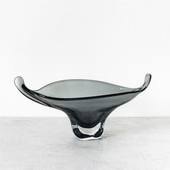 صحن تقديم زجاج مودرن بتصميم كلاسيك 36×23×15سم