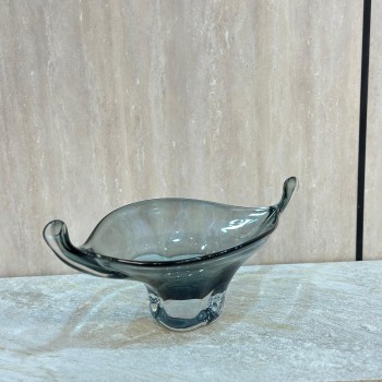 صحن تقديم زجاج مودرن بتصميم كلاسيك 36×23×15سم