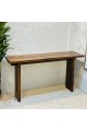 طاولة كونسول خشبية أنيقة بتصميم بسيط وعملي140×40×75سم 