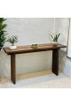 طاولة كونسول خشبية أنيقة بتصميم بسيط وعملي140×40×75سم 