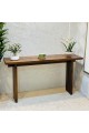 طاولة كونسول خشبية أنيقة بتصميم بسيط وعملي140×40×75سم 