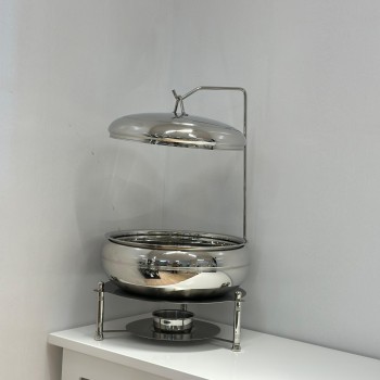 سخان طعام من الستانلس ستيل هندي غطاء استيل –8لتر    