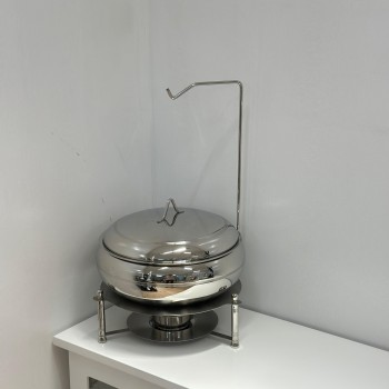 سخان طعام من الستانلس ستيل هندي غطاء استيل –8لتر    