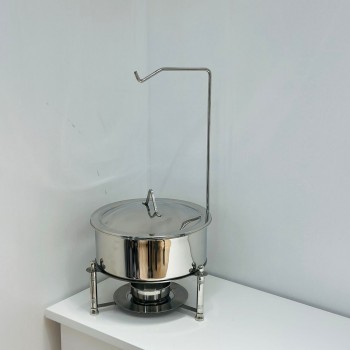 سخان طعام من الستانلس ستيل هندي غطاء استيل –4لتر    