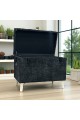 مقعد صندوق سجاد بوكليه اسود64×36×48سم مقعد صندوق سجاد بوكليه اسود64×36×48سم
