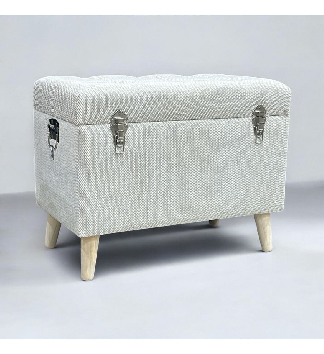 مقعد صندوق سجاد بوكليه بيج 64×36×48سم مقعد صندوق سجاد بوكليه بيج 64×36×48سم