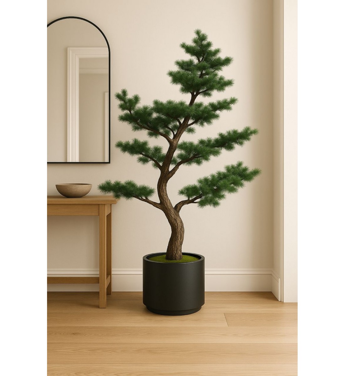 شجر صنوبر  زينة صناعي مع مركن 2.38سم