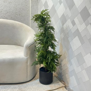 شجر صنوبر  زينة صناعي مع مركن 1.15سم