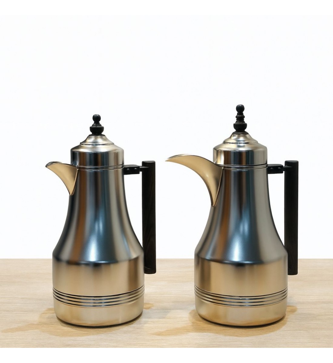 طقم ترامس شاي وقهوة راقي استيل داخل زجاج 1لتر طقم ترامس شاي وقهوة راقي استيل داخل زجاج 1لتر