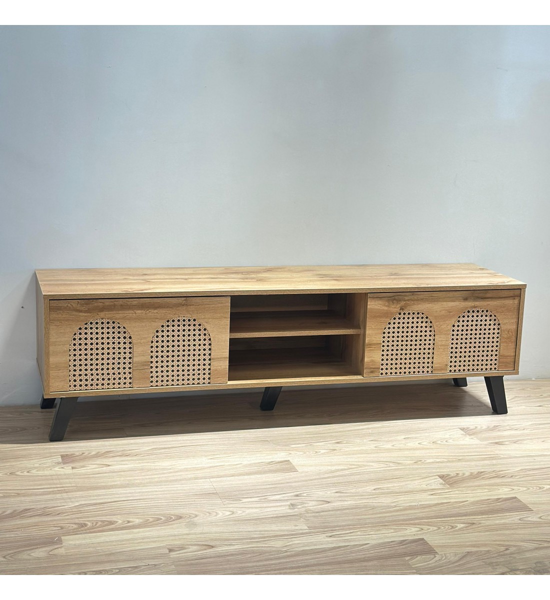 طاولة بلازما خشب لون خشبي 160×45×40سم 