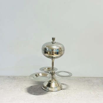 صحن تقديم معدني فاخر بتصميم فاخر