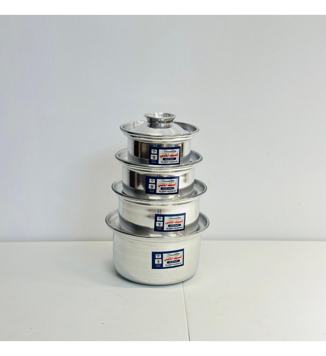 طقم قدور معدن 4 قطع طقم قدور معدن 4 قطع