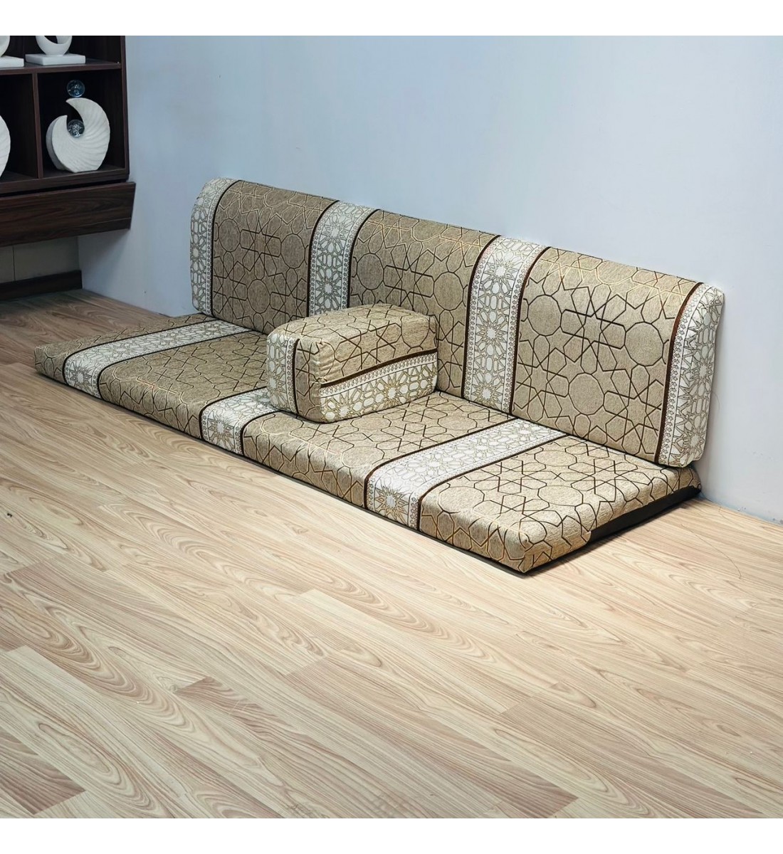 طقم جلسة ارضية خارجية 3قطع متعدد الالوان