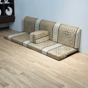 طقم جلسة ارضية خارجية 3قطع متعدد الالوان