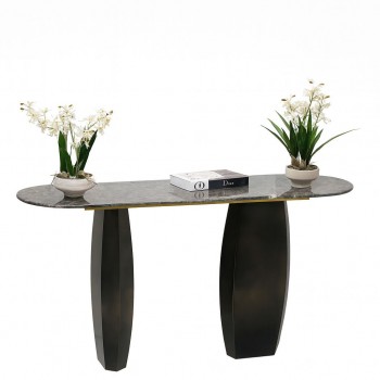 طاولة كونسول أنيقة بتصميم عصري يجمع بين الفخامة والبساطة.140×40×75سم 