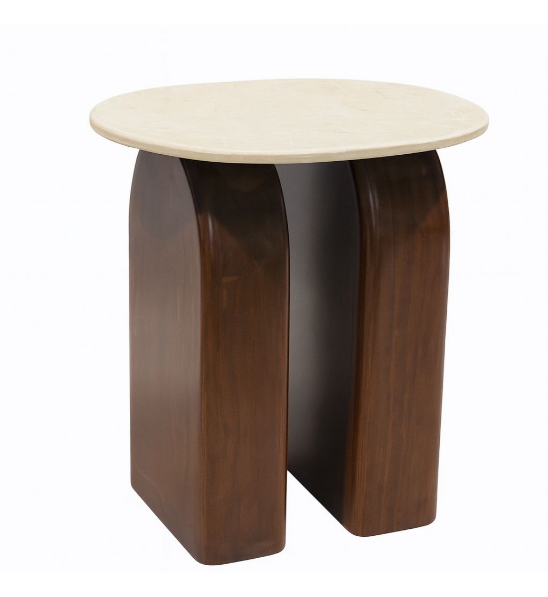  طاولة فاخرة بتصميم عصري أنيق رخام تركي طبيعي 60×50×70سم  (منتج تفصيل )