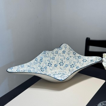 صحن تقديم برسلان فاخر بتصميم فاخر  52×28×15سم 