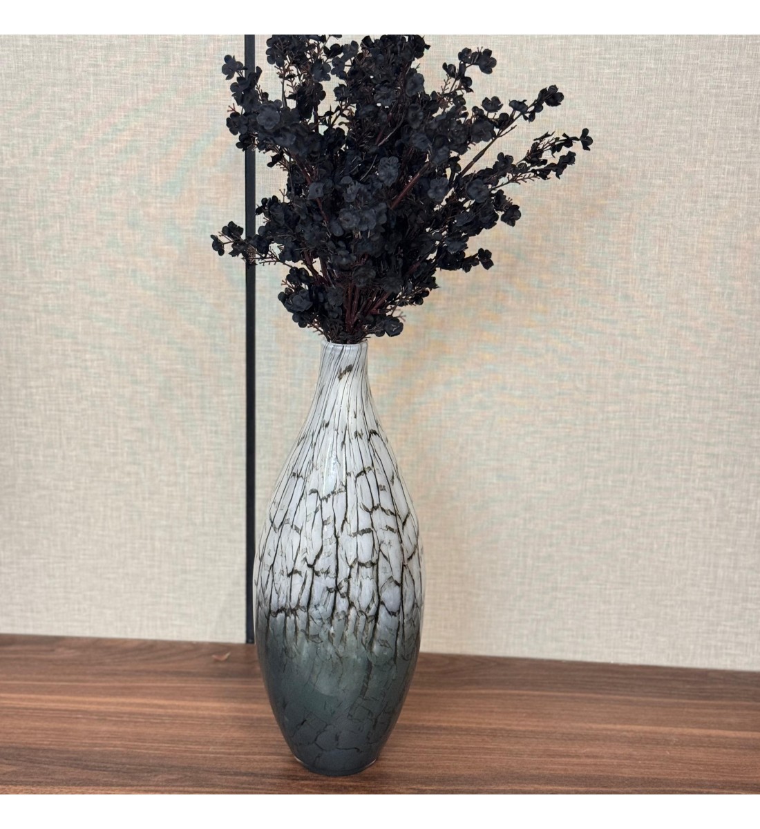 فازة زجاج أنيقة وجذاب 42×3×3سم 