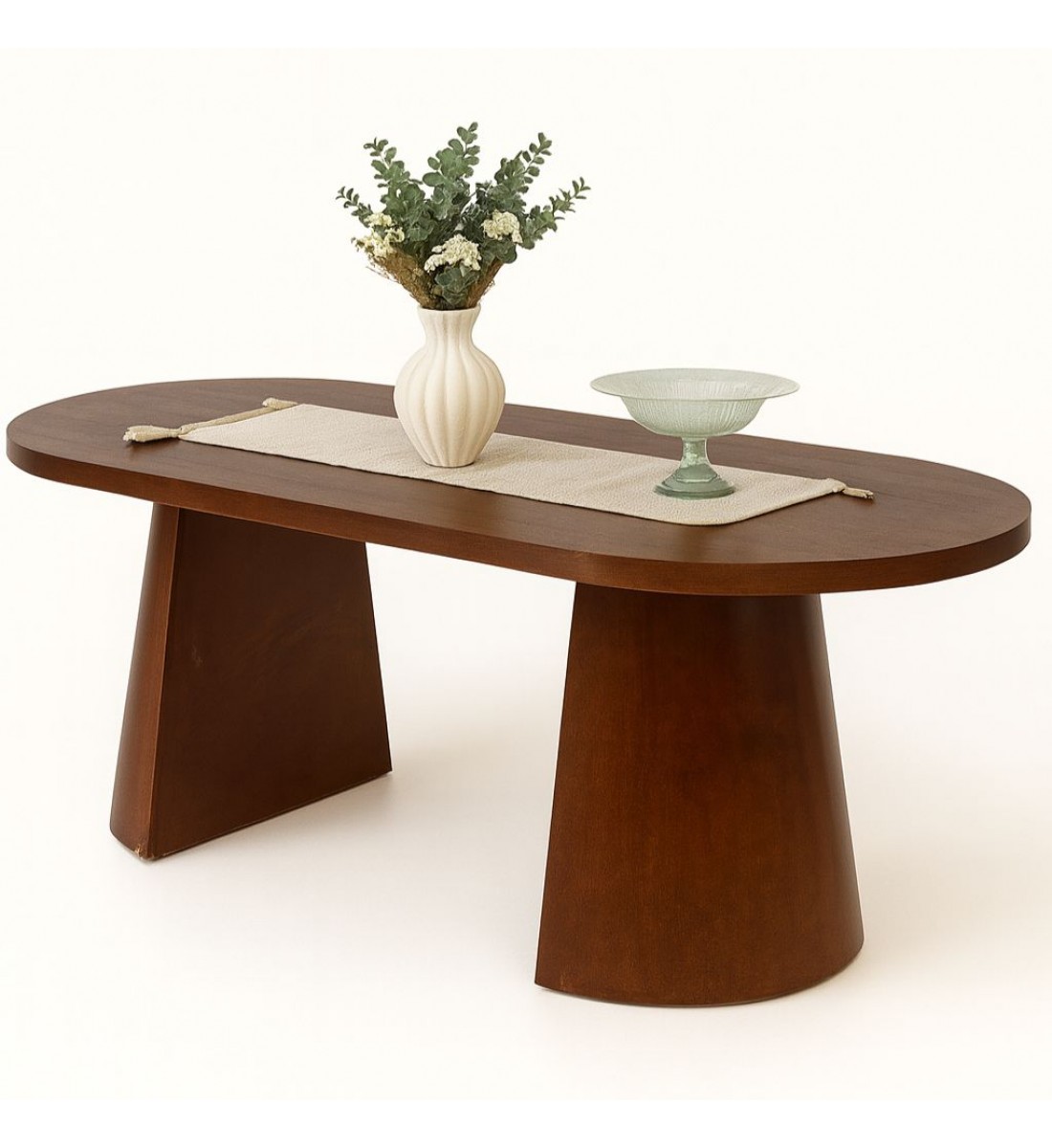 طاولة طعام خشب السنديان لون بني 200×100سم بدون كراسي (منتج تفصيل ) طاولة طعام خشب السنديان لون بني 200×100سم بدون كراسي (منتج تفصيل )