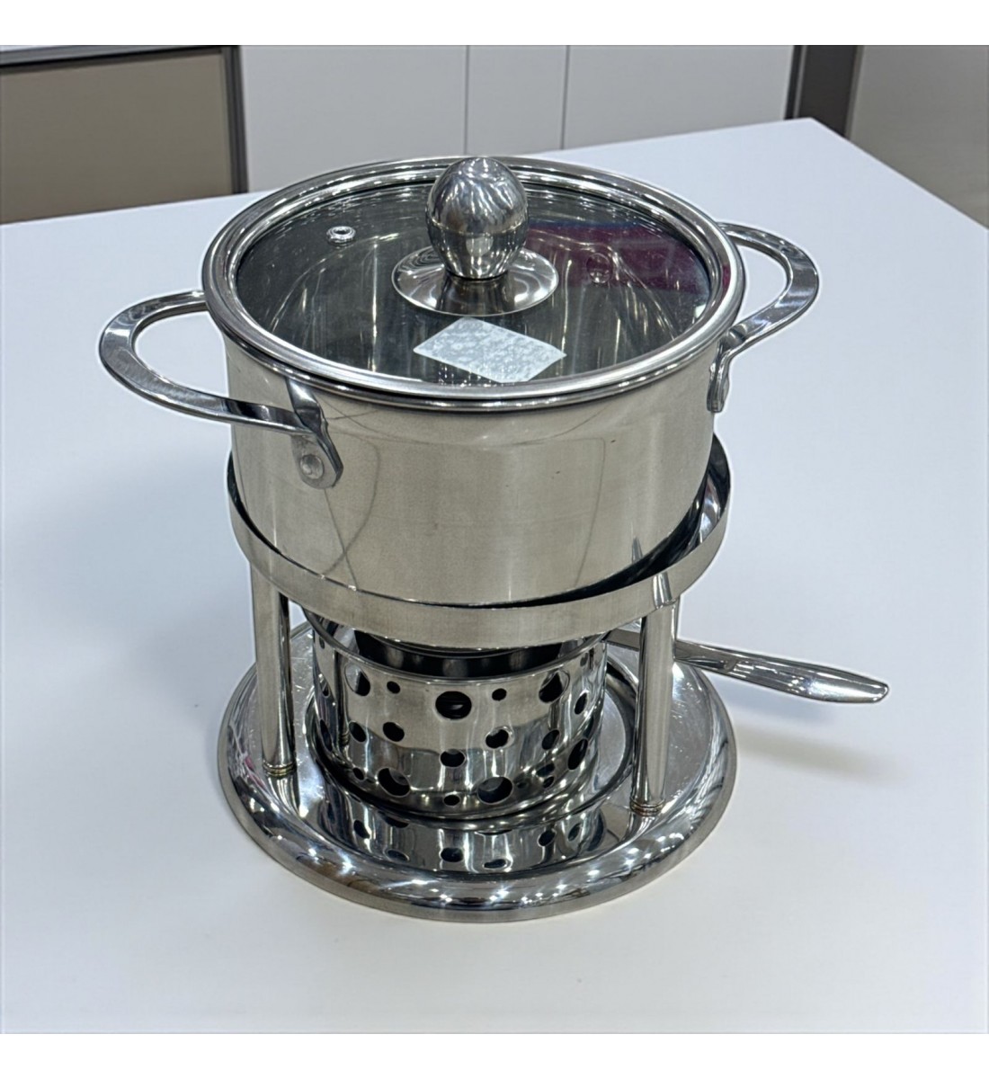 سخان طعام من الستانلس ستيل هندي غطاء استيل