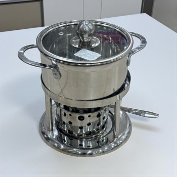 سخان طعام من الستانلس ستيل هندي غطاء استيل